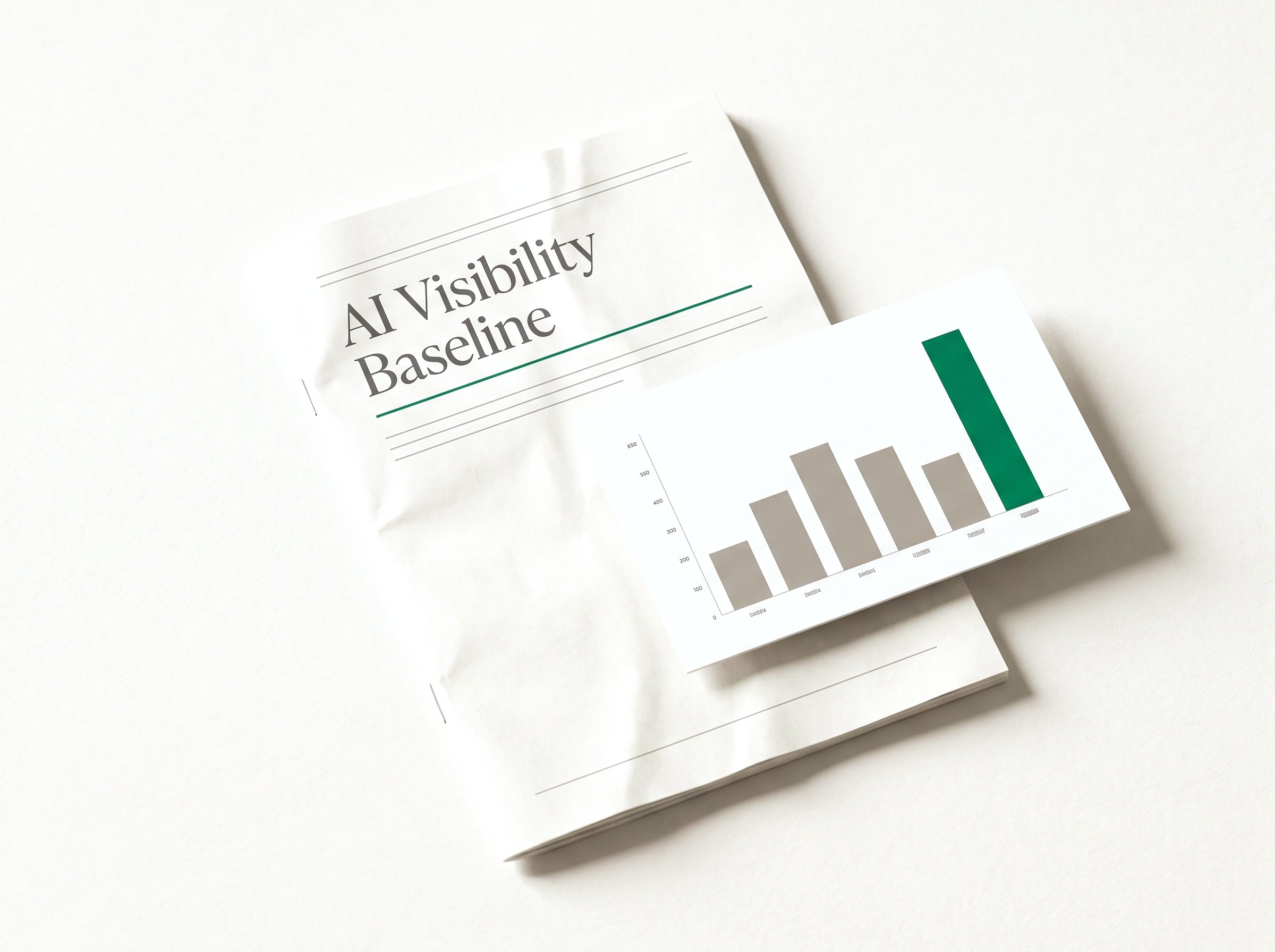 AI Visibility Baseline report and answer-share dashboard
