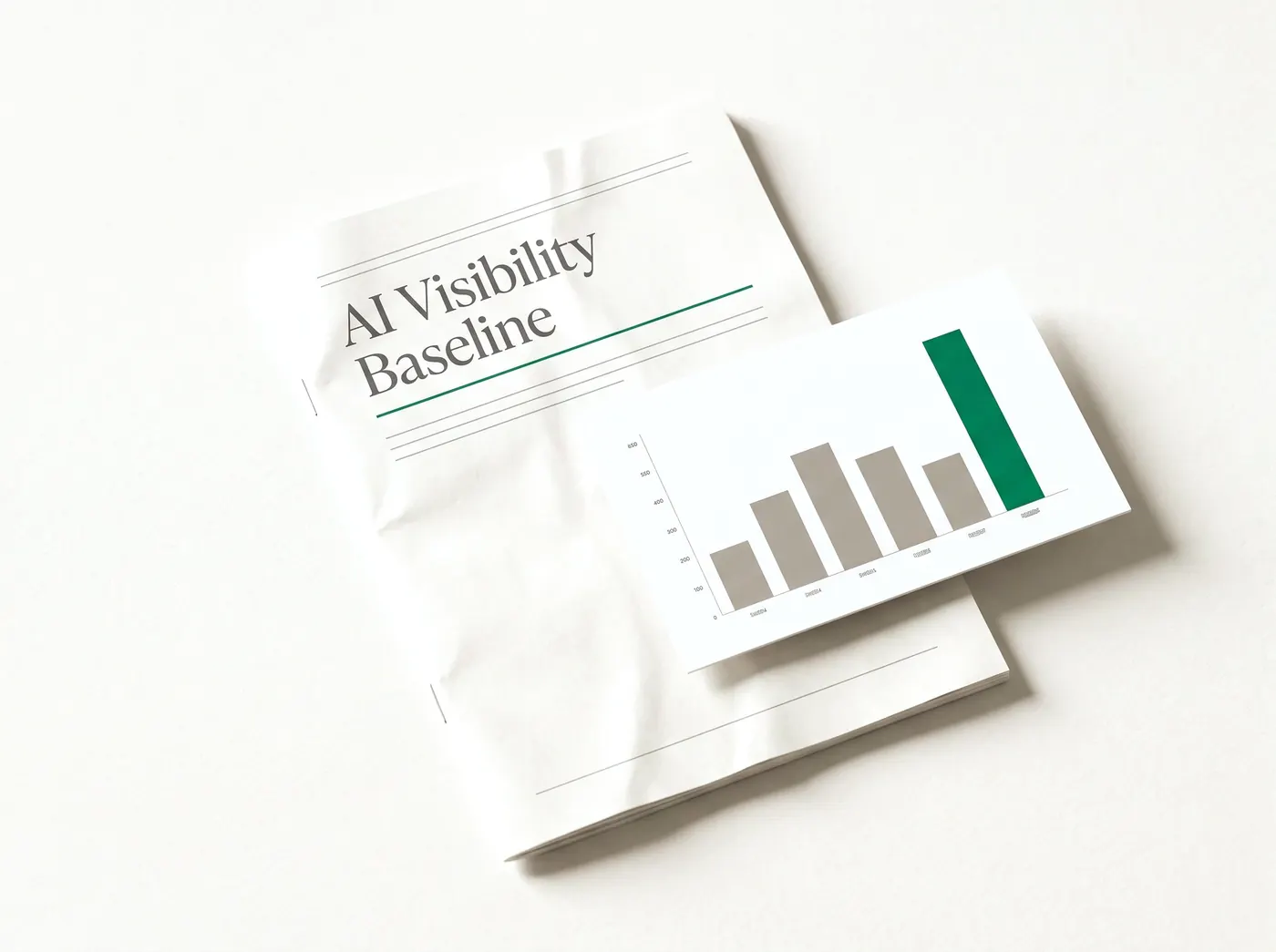 Reporting SEO multi-établissements : rapport AI Visibility Baseline et tableau de bord answer share